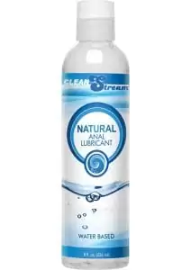 Clean Stream All Natural Water Based Anal Lube 8 Oz