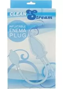 Clean Stream Inflatable Enema Plug Black