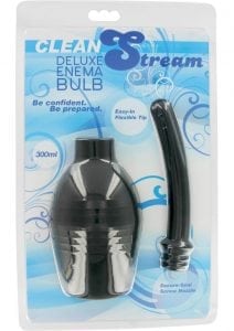 Clean Stream Deluxe Enema Bulb Black 300 ML