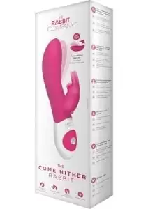The Rabbit Company The Come Hither Silicone Rabbit Pink