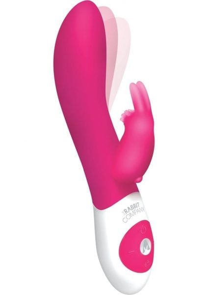 The Rabbit Company The Come Hither Silicone Rabbit Pink
