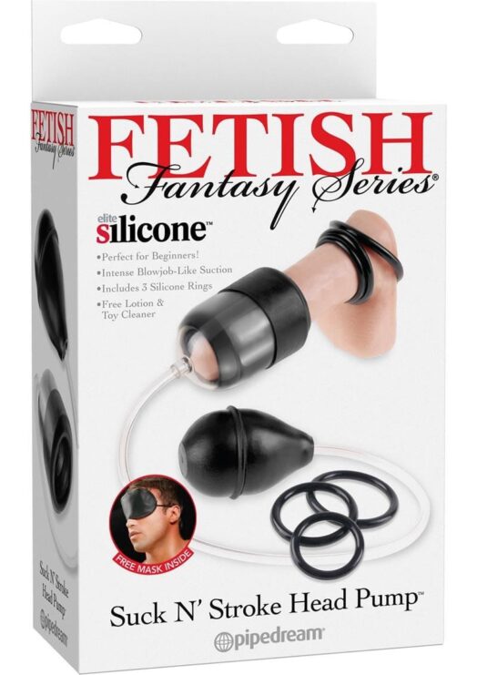 Fetish Fantasy Suck N Strock Head Pump Black