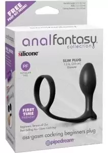 Anal Fantasy Collection Ass Gasm Cock Ring Beginner Plug