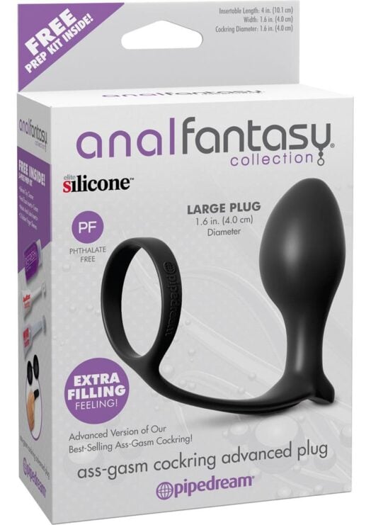 Anal Fantasy Collection Ass Gasm Cock Ring Advanced Plug