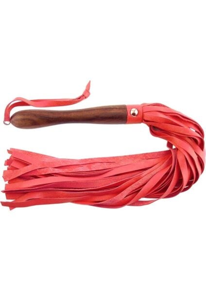 Rouge Wooden Handle Flogger