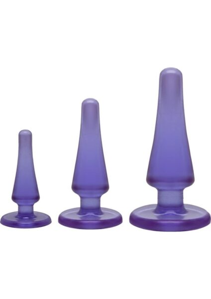 Crystal Jellies Anal Trainer Kit Purple