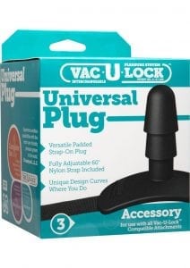 Vac U Lock Black Universal Plug