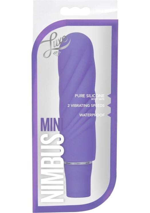 Luxe Nimbus Mini Multifuction Vibe Silicone Waterproof Periwinkle