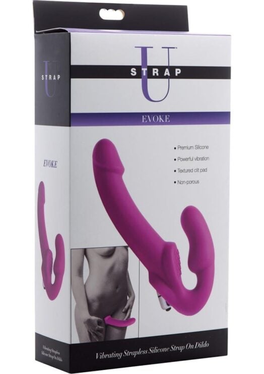 Strap U Vibe Strapless Silic Dildo Pink