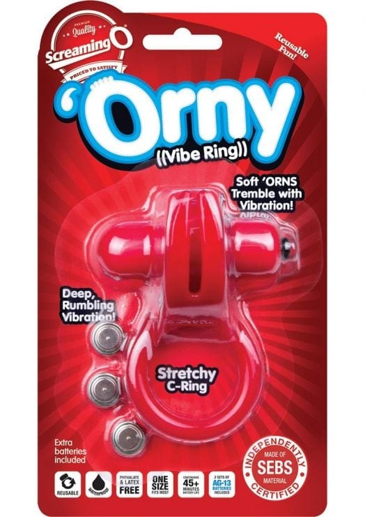 Orny Vibrating Ring Red
