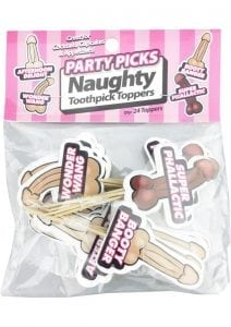 Party Picks Naughty Party Toothpick Toppers 24 Each Per Pack