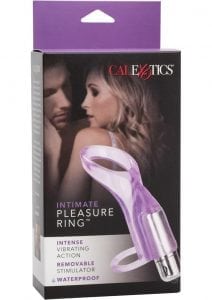 Intimate Pleasure Ring Cockring Waterproof Purple