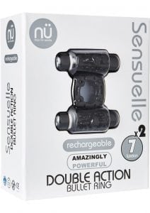 Sensuelle Double Action 2x7 Function Cring Black