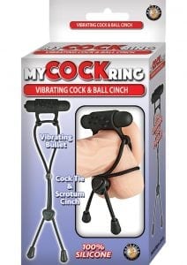 My Cock Ring Vibe Cock and Ball Cinch Black