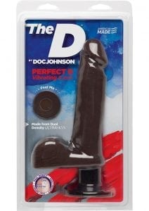 The Perfect D Vibrating 8 Chocolate