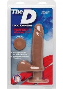 The Perfect D Vibrating 6 Caramel