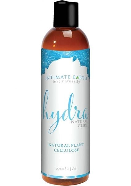 Intimate Earth Hydra Natural Glide Water Based Natural Plant Cellulose Lube 8 Ounce