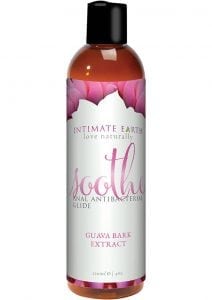 Intimate Earth Soothe Anal Antibacterial Glide Guava Bark Extract 4 Ounce