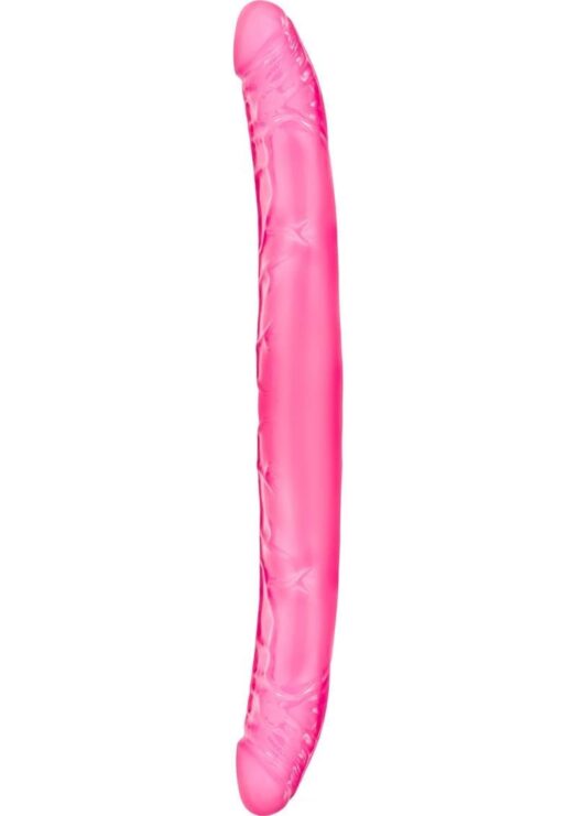 B Yours Double Dildo Jelly Pink 16 Inch