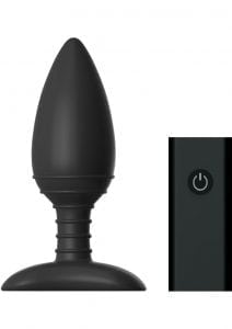 Ace Remote Control Vibrating Plug Medium Black