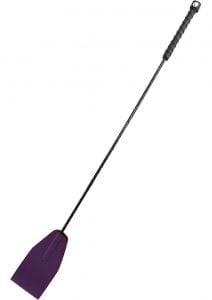 Rouge Leather Riding Crop Purple
