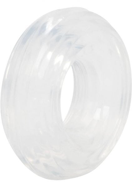 Premium Silicone Cock Ring Clear Medium