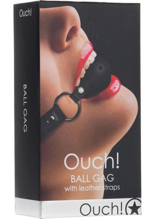 Ouch! Gag Ball Black