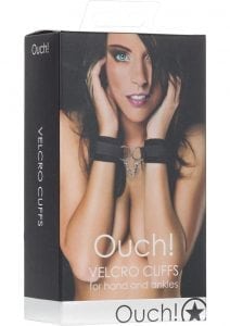 Ouch! Velcro Cuffs Black