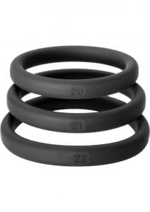 Perfect Fit Xact-Fit Premium Silicone Ring Set Large To Xlarge 3 Rings Per Set