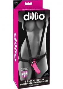 Dillio 6 Strap On Suspender Harness Set