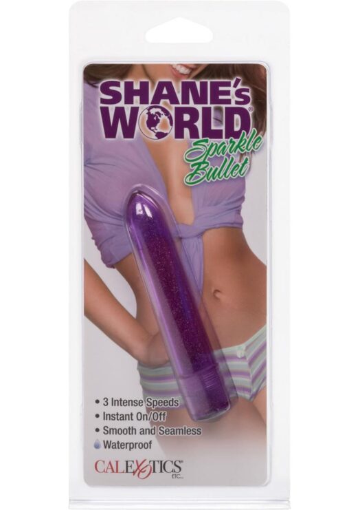 Shane's World Sparkle Bullet Waterproof Purple