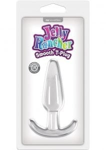 Jelly Rancher T Plug Smooth Clear 4.3 x 2.7 x 1
