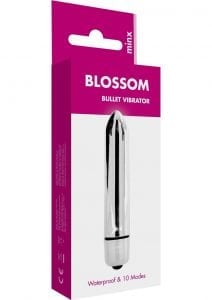 Minx Blossom 10 Mode Bullet Vibe Silver