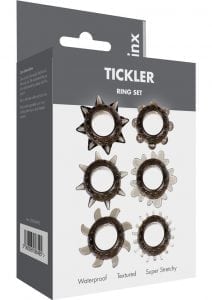 Linx Tickler Textured Ring Set 6 Pack