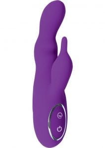 Seduce Me 10X Silicone Vibrating Lover USB Rechargeable Vibe Waterproof Purple