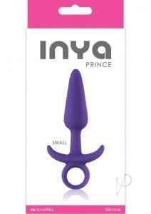 Inya Prince Butt Plug Purple Small Silicone
