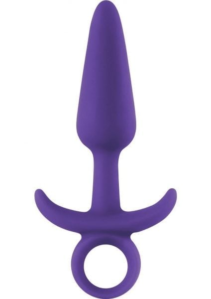 Silicone Anal Butt Plug Purple Medium