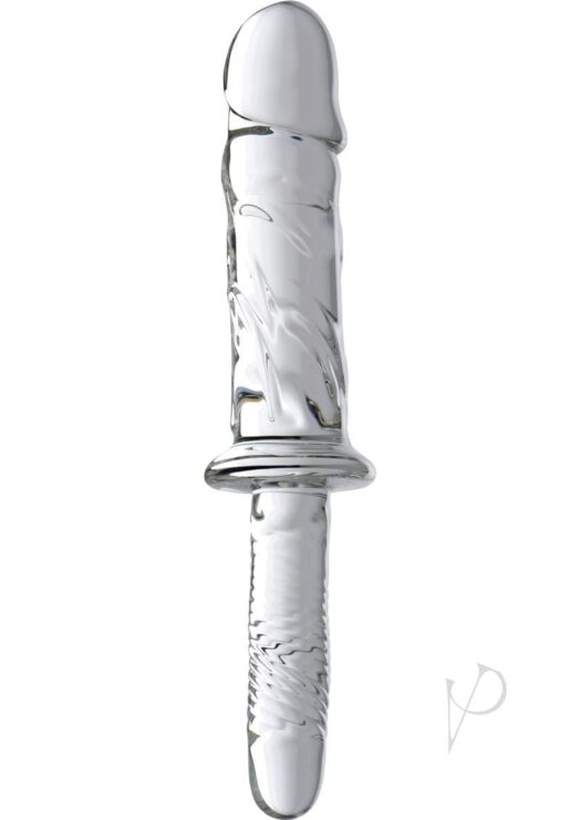 Master Series Brutus Glass Dildo Thruster