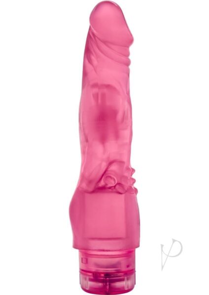 Glow Dicks The Banger Glow In The Dark Dildo Vibe Waterproof Pink 9 Inch