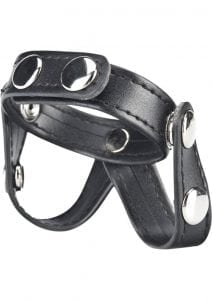 C & B Gear V-style Cock Ring With Ball Divider