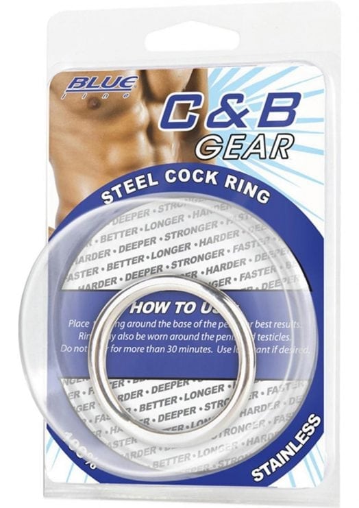 C & B Gear Steel Cock Ring 1.5 Inch