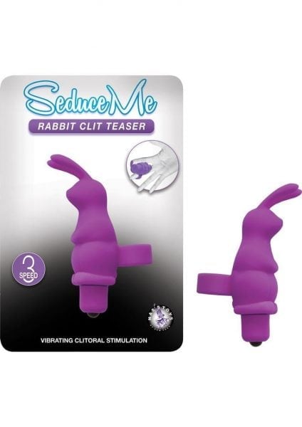 Seduce Me Rabbit Clit Teaser - Purple