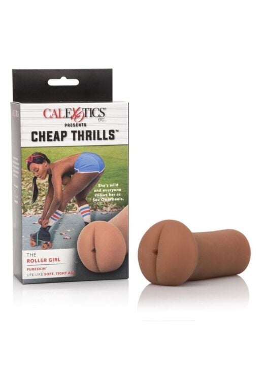 Cheap Thrills The Roller Girl Anal Stroker Brown 5 Inch