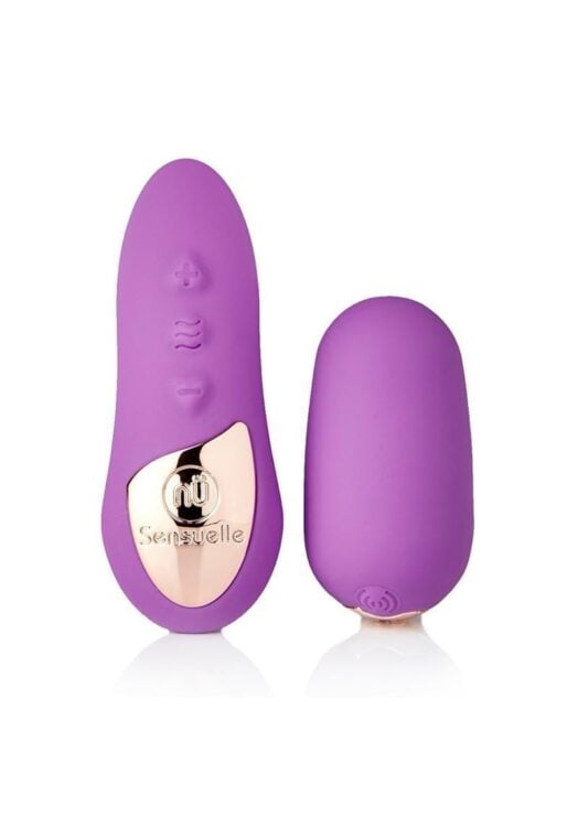 NU Sensuelle 15-Function Remote Control Petite Egg Purple