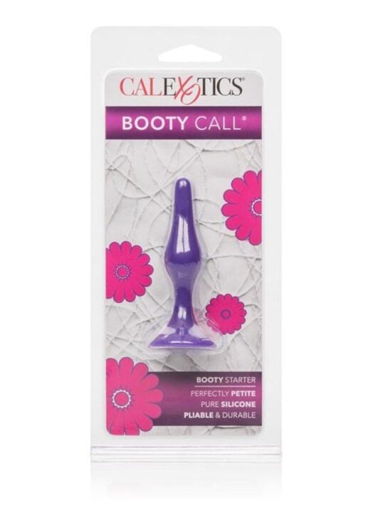 Calexotics Booty Call Silicone Anal Plug Purple 7 cm x 2cm