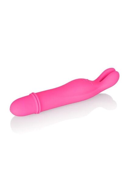 Shane's World Bedtime Bunny Silicone Vibrator Waterproof Pink 4.25 Inch