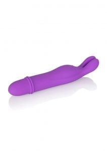 Shane's World Bedtime Bunny Silicone Vibrator Waterproof Purple 4.25 Inch