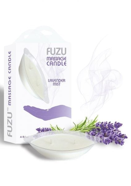 Fuzu Massage Candle Lavender Mist 4 Ounce
