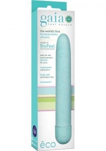 Gaia Eco Biodegradable Vibrator In Aqua