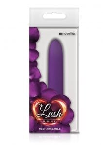 Lush Violet Mini Rechargeable Vibrator Showerproof Purple 3.5 Inch